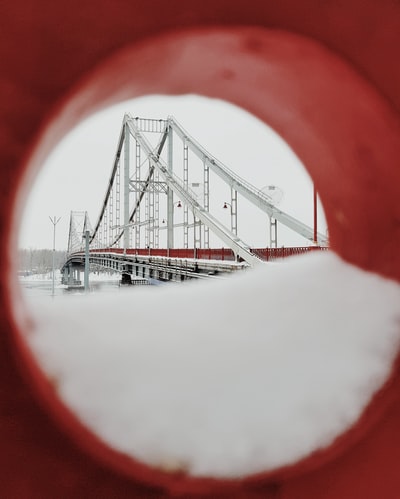 白天桥与红桥的力摄